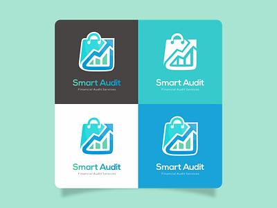 Logo Design : Smart Audit | Financial Company audit avocado branding company company logo data design finance financial free logo graphic design logo minimalist navy pay logo start up store