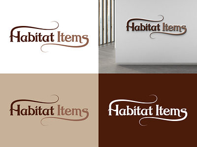 Habitat Items Logo Design app branding busines creative design food food logo graphic design illustration logo vector