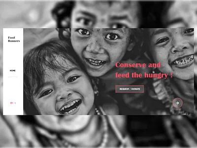 Food Runner NGO ngo redesign ui ux