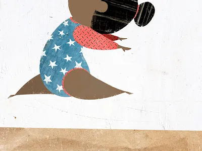 Little Olympians- Balance Beam athlete book illustration character design childrens book design graphic design illustration kidlitart kids olympics picture book sports