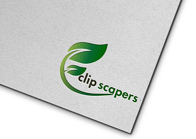 clip scapers logo box brown car clip design green illustraion leaves logo mockup paper plant ps scaper text text logo vase