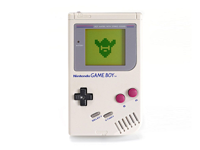 Is this thing on? boneyard branding gameboy pixel videogame viking