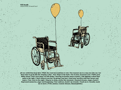 Till Death albumcover cover drawing graphic design illustration