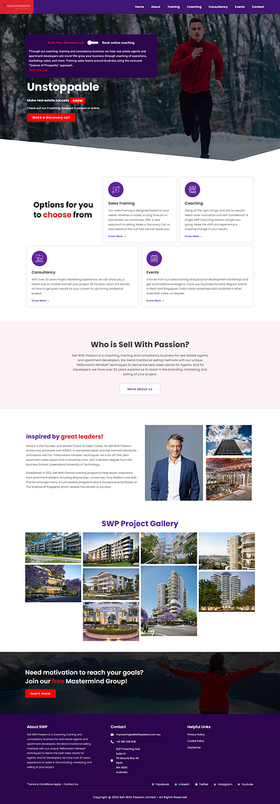 Sell With Passion branding design elementor graphic design logo web website wordpress