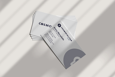 Business card for Cosmopolitan branding graphic design logo