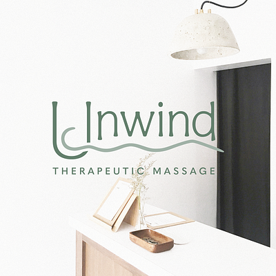 Unwind Therapeutic Massage Logo - Albany, NY adobe illustrator branding design icon illustration logo type typography vector