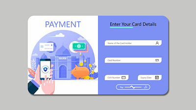 Pay Page account banking checkout clean credit card debit card design finance illustration landing page minimal design order pay payment transaction ui wallet