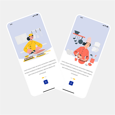 ONBOARDING SCREEN app branding design illustration ui vector