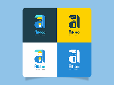 Logo Design : Aikko Childcare aikko baby blue branding care chilcare child childcare community company company logo design early graphic design kindergarden logo minimalist school student yellow