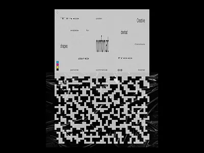 0145 abstract artwork black and white freebie geometric pattern poster vector