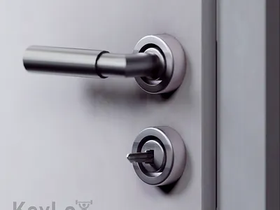 Key-Lo 3d 3d design 3d illustration 3d render b3d blender blender 3d cursed product design funny design key lock product render security system