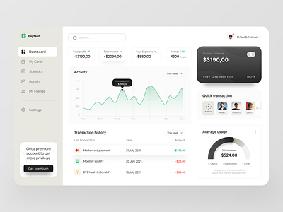 Payfast - Fintech Dashboard Exploration📱 app app design bank bank app dashboard dashboard design design finance financial app financial dashboard fintech interface ios overview stats ui user interface ux web app web design