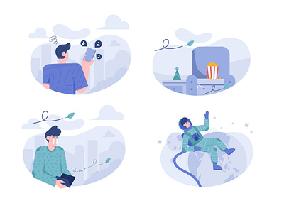 Empty States Illustration b2b illustration character empty empty state empty states error errors illustration illustrations man notif notification onboarding woman