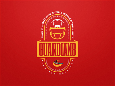 Guardians merch 2021 2021 branding crest design custom typography design football design graphic design guardians guardiansfootball hungary merch merchandise merchdesign sports design szeged t shirt design vector