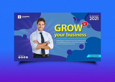 Business Startup Banner Mockup 2020 2021 animation banner banner mockup best branding business company design graphic design illustration latest logo mockup poster psd startup youtube