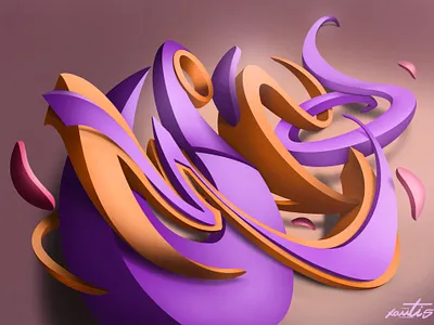 Las Margaritas 3d design illustration motion graphics typography