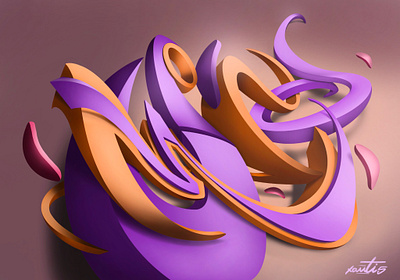 Las Margaritas 3d design illustration motion graphics typography