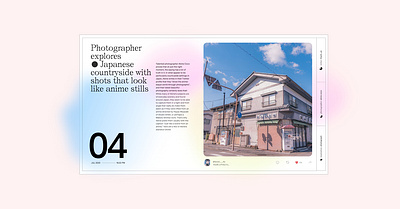 Layout Experiment 02. design editorial minimal typography ui web website