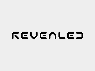 REVEALED – type proposal 1 adobe illustrator ai branding design font graphic design illustrator logo logo type type type design typography vector