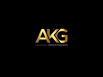 AKG Investments Logo Design - Creative Letter Logo art artist artwork branding creative design designer dise graphicdesign graphicdesigner graphics illustration logo logodesign logodesigner logodesigns logoinspirations logomaker logos logotype