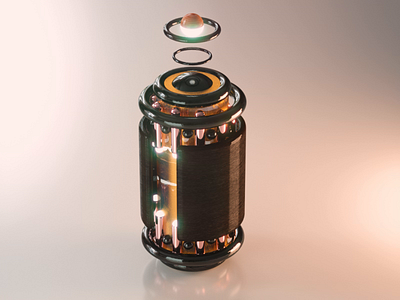 Artifact 1.0 3d animation artifact c4d cinema4d clockwork gold materials model motion graphics nft octane render wood