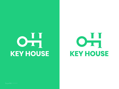 Key House Logo brand branding company company logo design graphic design illustration logo vector