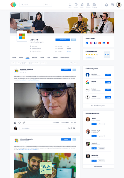 Online Employment Service flat design minimal mrsid ui uiux webapp webdesign website development website prototype website ui