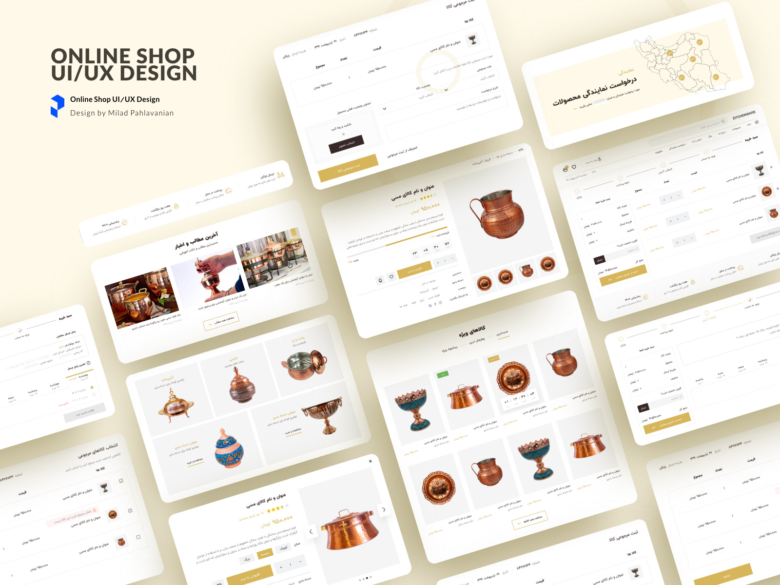 Ecommerce website UI/UX by Milad Pahlavanian on Dribbble