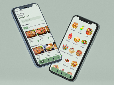 Restaurant (App Design) adobe android app application design dribble flutter graphic design hotel menu mobile mockup promotion psd ui uiux ux vector web xd