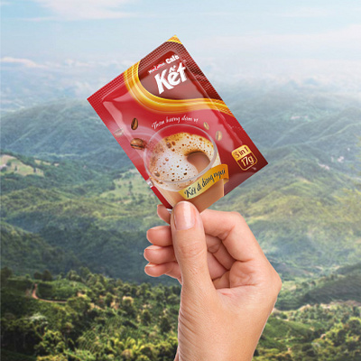 Ket cafe - Packaging design agency cafe creative design logo packaging vietnam