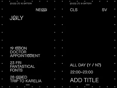 Google Calendar Concept 3d animation app clean design interaction ios typography ui