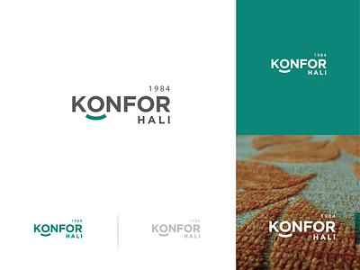 Konfor Halı carpet corporate design graphic design halı identity konfor logo logodesign