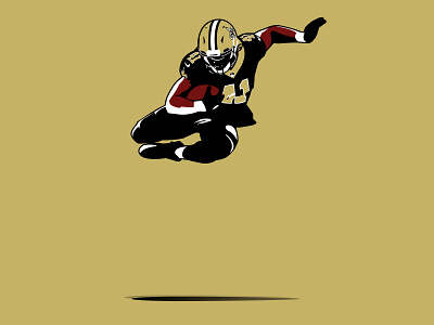 Alvin Kamara - AK41 ak ak41 alvin kamara fantasy fantasy football fantasy sports illustration kamara new orleans nfl no rb runningback saints the saints who dat