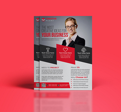 Business Flyer branding corporate flyer design flyer graphic design leaflet template vector