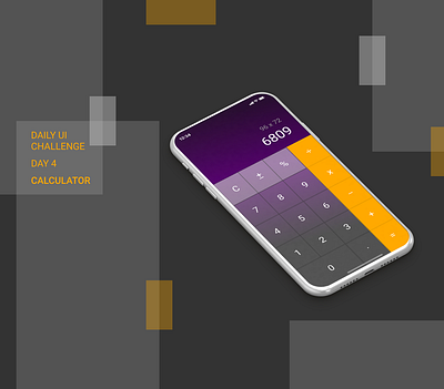Daily UI Calculator 004 app dailyui design designchallenge mobile ui uichallenge uiux ux webdesign website