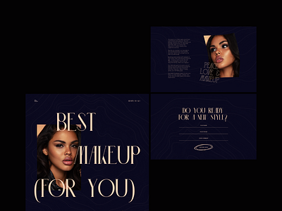 BEAUTY-TO-GO beauty salon website beauty brand clean design editorial fashion hair magazine nail salon ui website