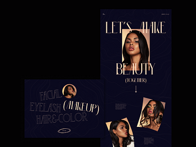 BEAUTY-TO-GO beauty salon website beauty brand clean design editorial fashion hair magazine nails salon studio ui website