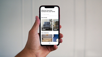 E-commerce Furniture App app ecommerce furniture mobile app ui user interface