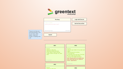 Greentext Webapp Mock-up branding design logo ui ux web design