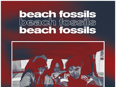Beach Fossils Fall Tour 2022 2022 art bands beach fossils design fall tour graphic design music typography visual design