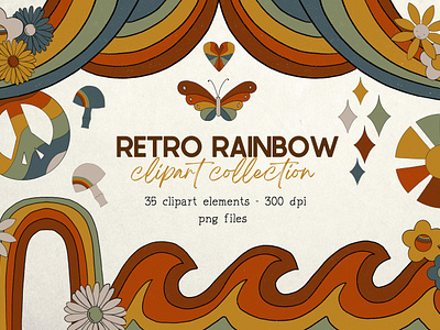 retro designs clip art