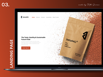 Landing Page 100daysofdesign aesthetic app betamg branding color dailyui design fitness landing logo startup ui website