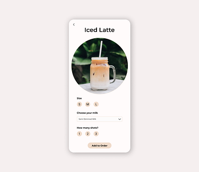 Daily UI 033 - Customize Product dailyui dailyui033