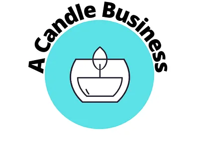 A logo for a candle business clean creative design fun icon illustration logo side projects typography