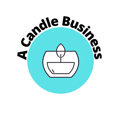 A logo for a candle business clean creative design fun icon illustration logo side projects typography