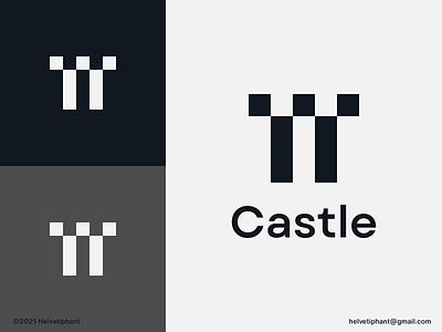 Castle - logo concept abstract logo basic shape logo brand design branding castle logo creative logo design ideas design inspiration flat logo geometric logo icon logo logo design logo design concept logo designer mark minimalist logo modern logo