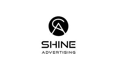 Shine Advertising branding design icon illustration logo