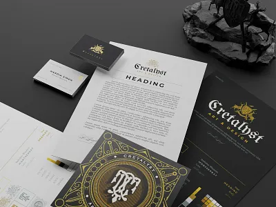 Cretalyst Identity authority brand identity branding cretalyst design graphic design hardik singh identity identity design illustration imperial logo logo design ornate packaging royal stag stationery traditional vintage
