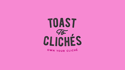 Toast to Clichés brand identity brand identity design branding expert fashion and accessories fashion branding logo design texture logo