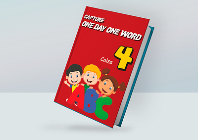 Book Cover - English Book blue book book book cover book mockup branding children book design english book graphic design illustration mockup red red book vector